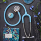 Littmann Classic III Monitoring Stethoscope: Marine Blue Satin Finish 5912C