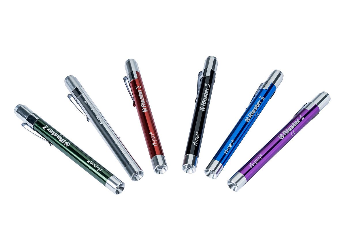 Ri-Pen® Diagnostic Penlight - Assorted Colours - Pack of 6