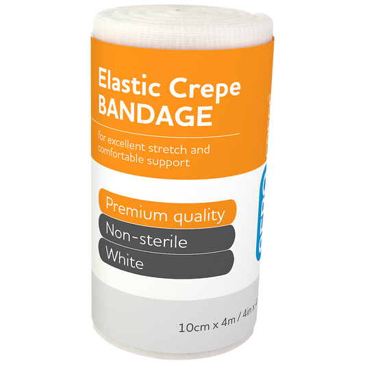 AEROCREPE Elastic Crepe Bandage 10cm x 4M Wrap