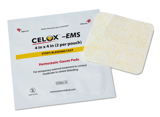 Celox EMS 8" x 8" Gauze Pad