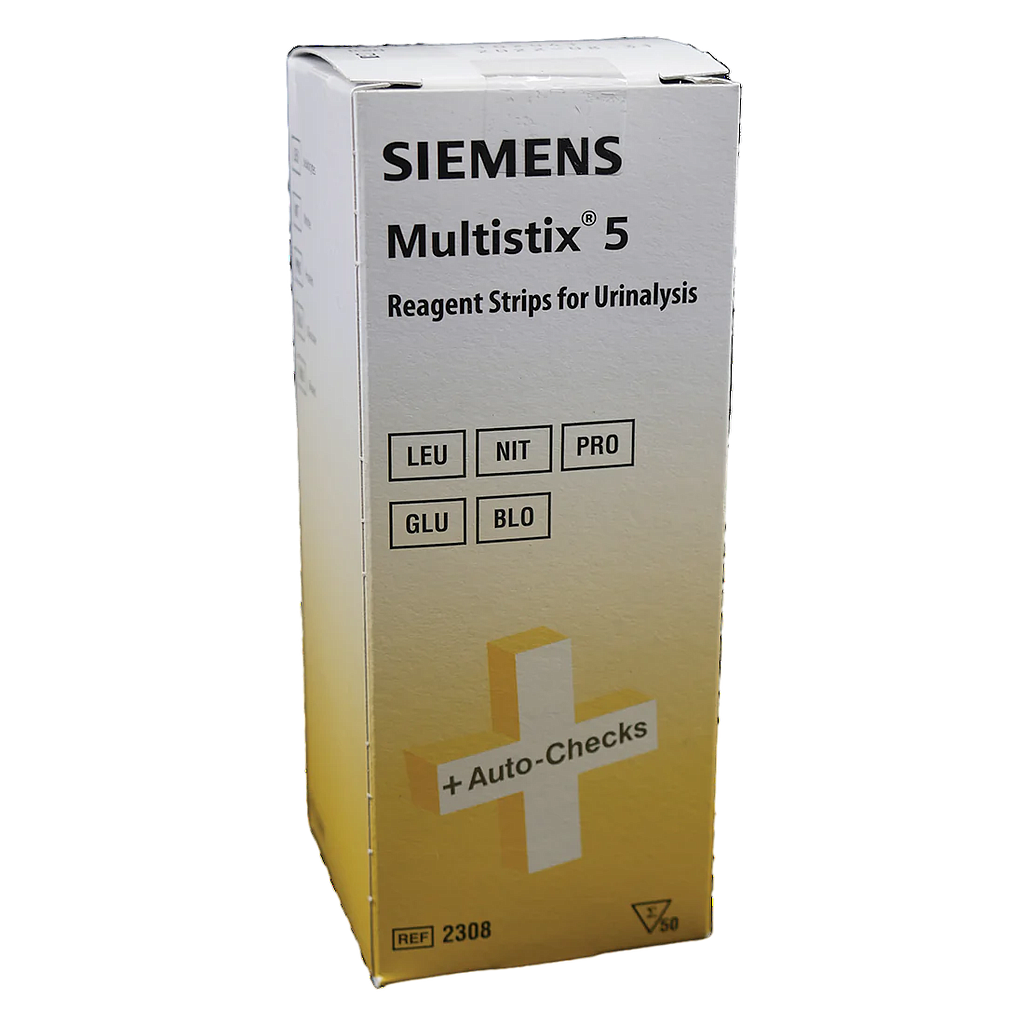 Siemens Multistix 5 Urinalysis Test Strips - Pack of 50