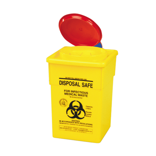 AEROHAZARD Sharps Disposal Container - 2L