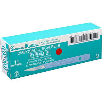 Swann Morton Disposable Scalpel Sterile Size 20 - Box of 10