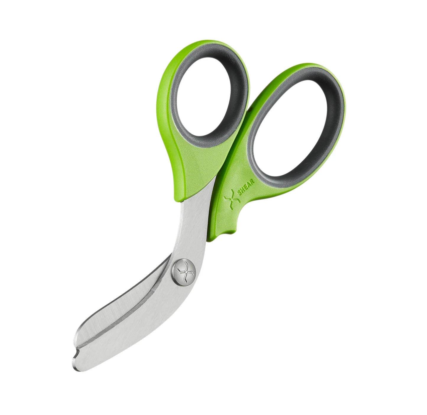 XShear 7.5“ Trauma Shears,  Stainless blade Green/Gray Handles