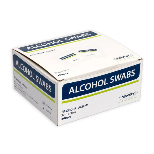 Alcohol Pre-Injection Swabs - Pack of 200