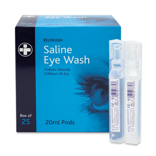 Reliwash 20ml Saline Eye Pods x 5