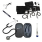 Advanced Nurses Kit Black - Littmann Classic III Stethoscope Black 5620, Sphyg, Thermometer, Scissors and More!