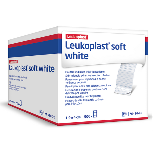 Leukoplast Soft White Injection Plaster 1.9cm x 4cm